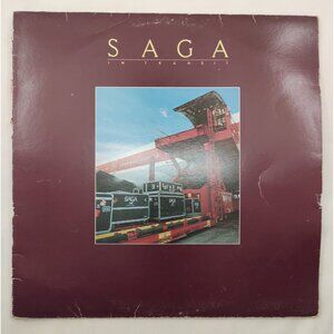 Saga - In Transit LP Maze Records ML 8006 Canada 1982 Prog Rock Early Press
